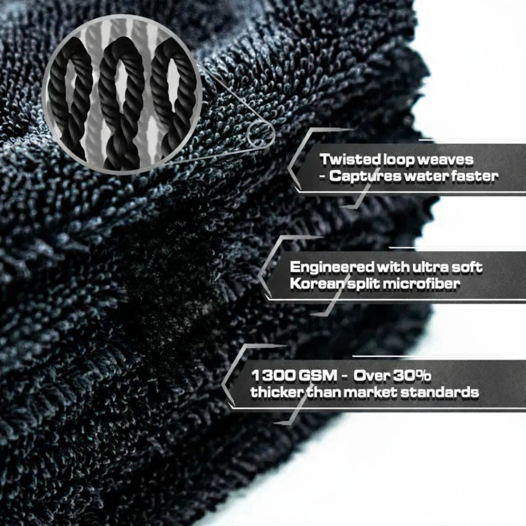 OLYX® TWISTED-LOOP DRYING TOWEL